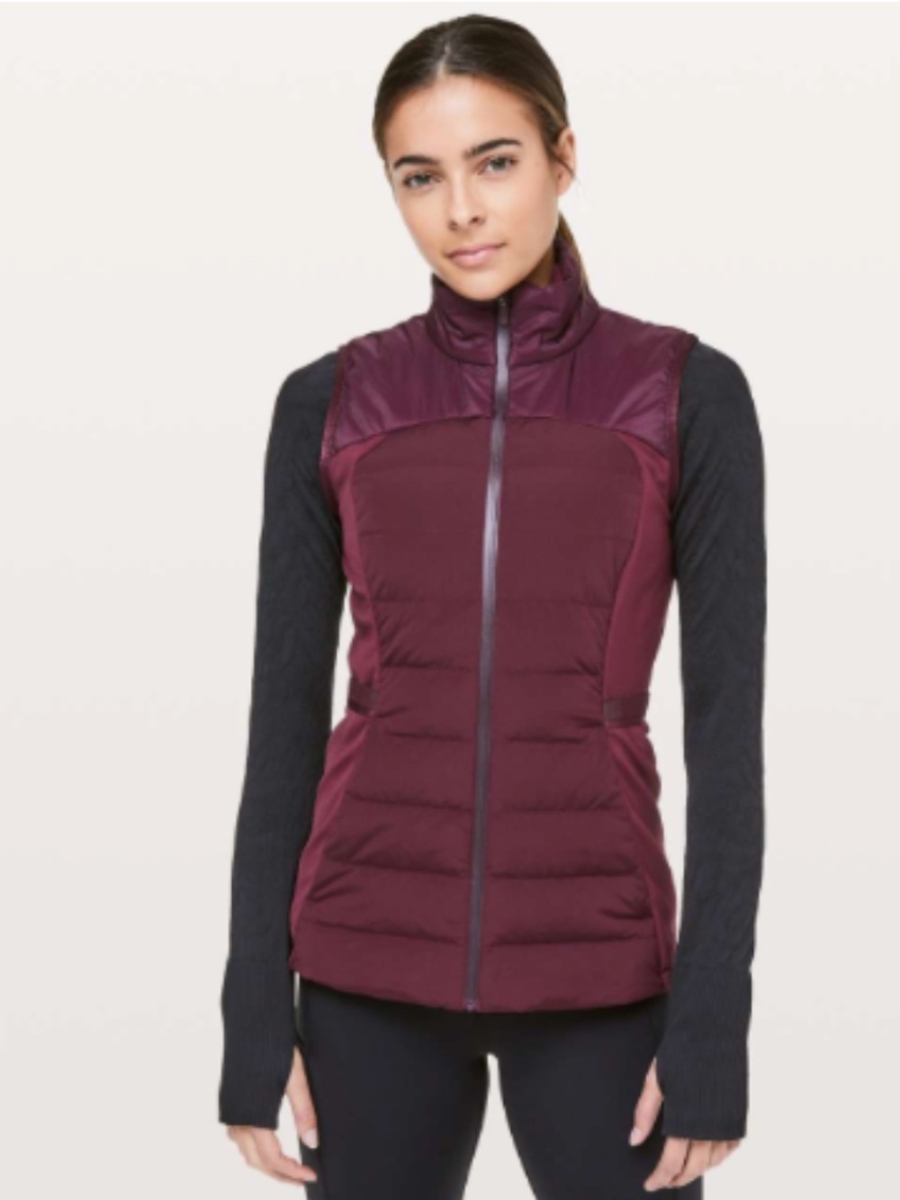 Lululemon Down For It All Vest Adobe Size 6